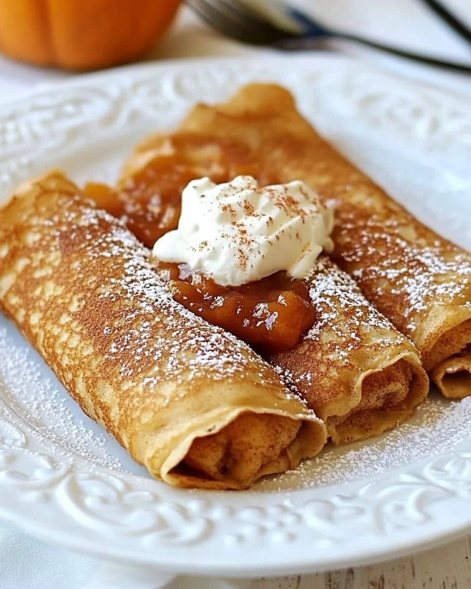 Pumpkin Spiced Crepes