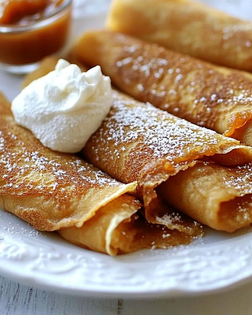Pumpkin Spiced Crepes