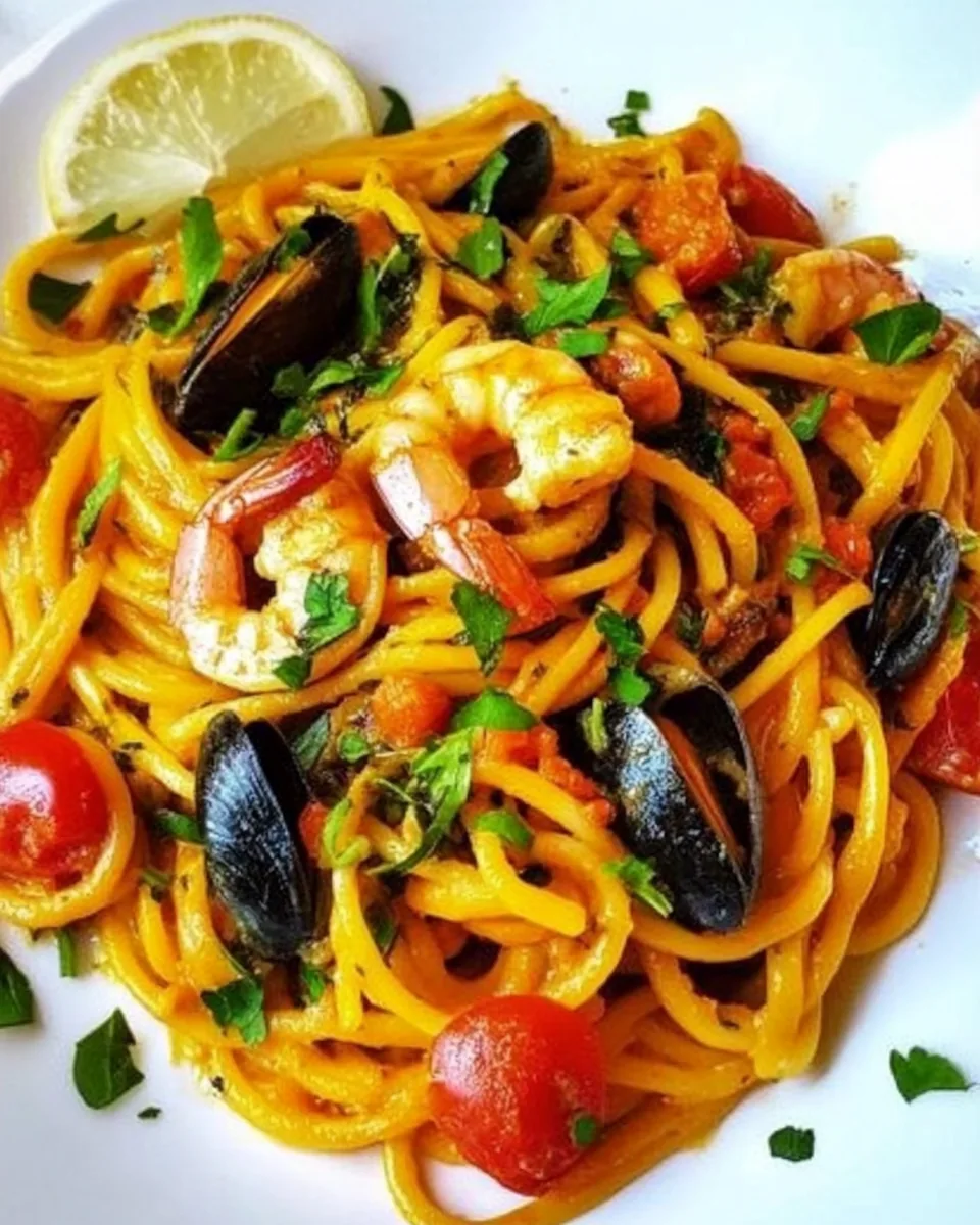 Quick Seafood Pasta