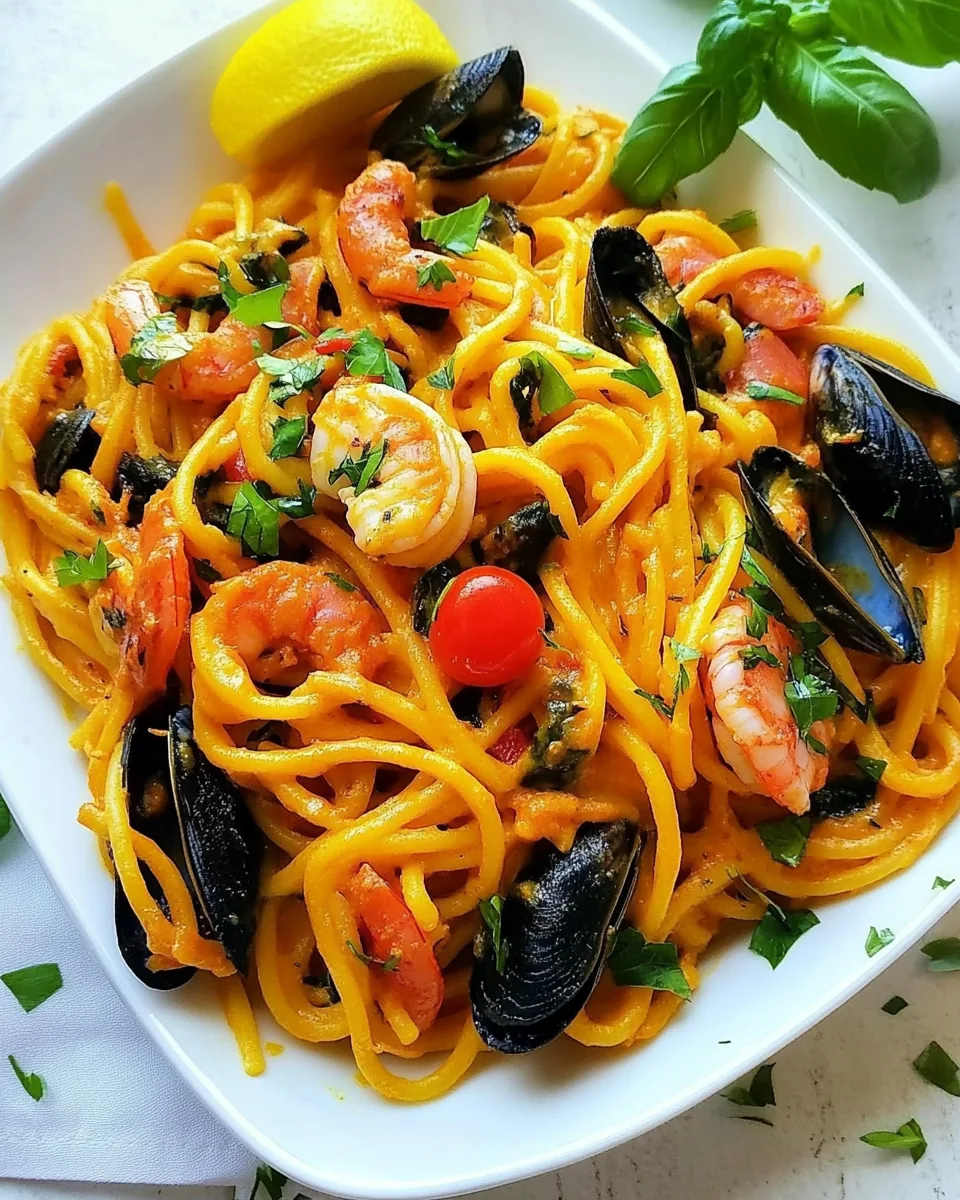 Quick Seafood Pasta