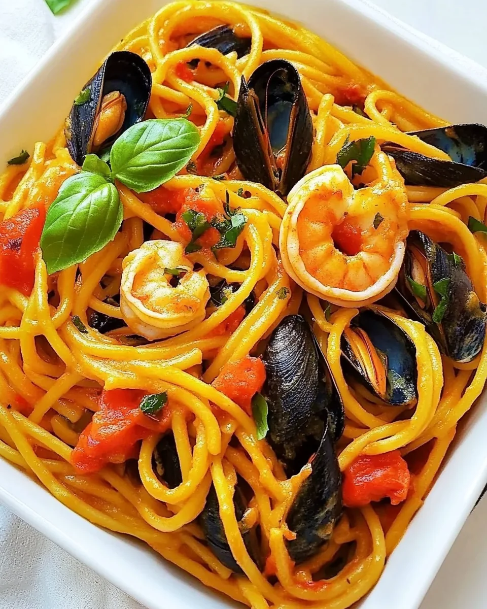 Quick Seafood Pasta