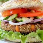 Quinoa Lentil Burger