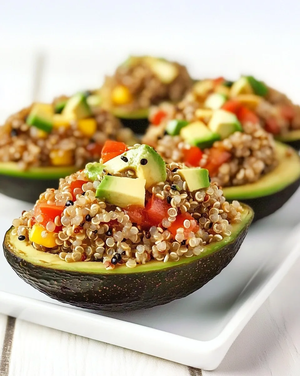 Quinoa Stuffed Avocado