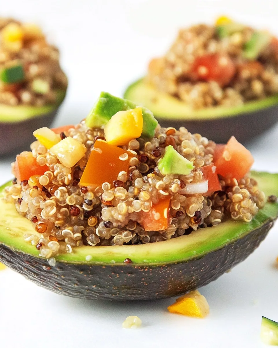 Quinoa Stuffed Avocado