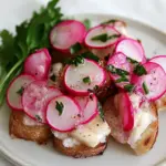 Radish and Butter Bites