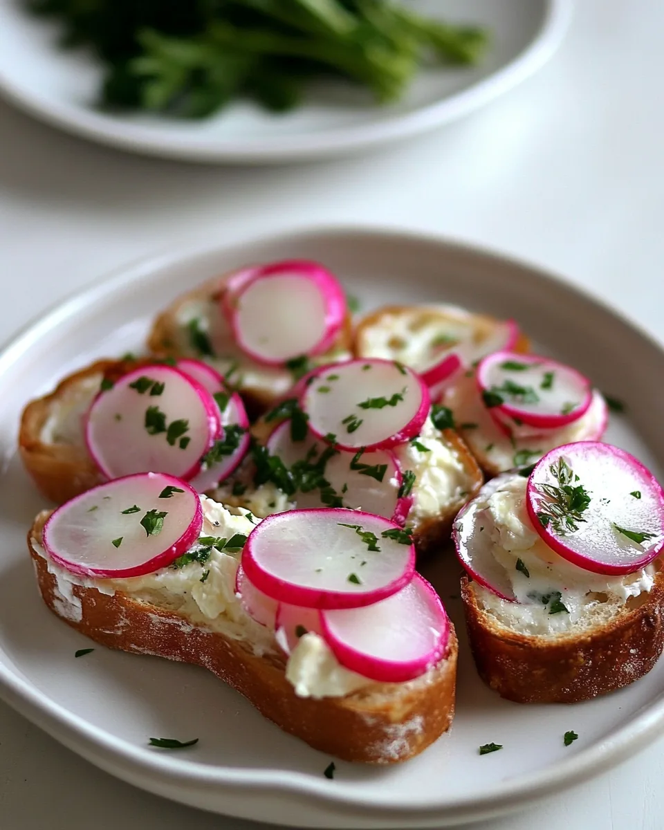 Radish and Butter Bites