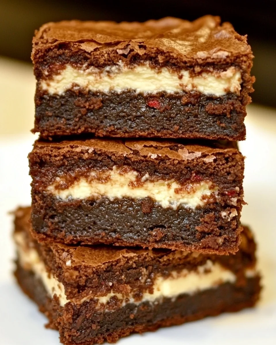 Raspberry Cream Cheese Brownies