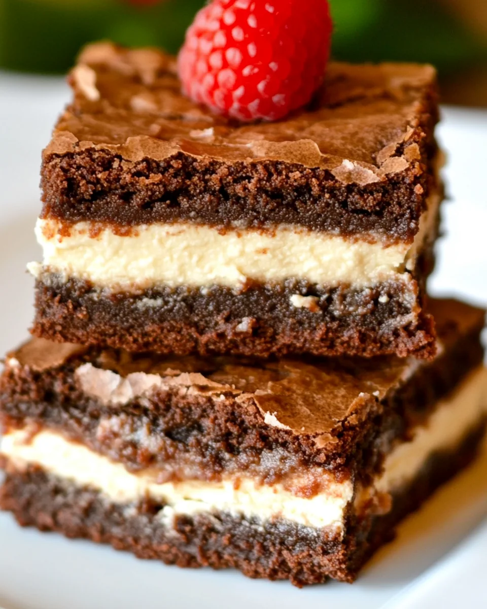 Raspberry Cream Cheese Brownies