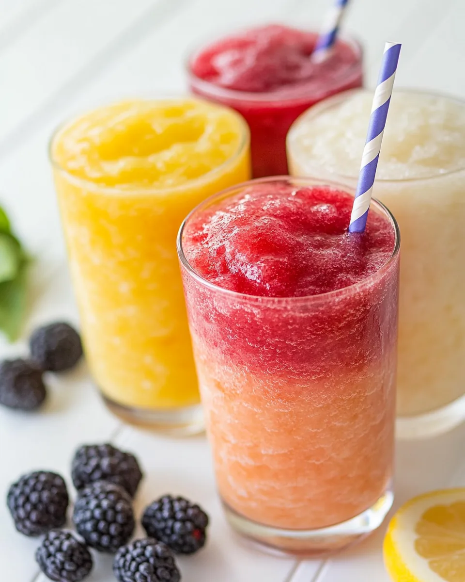 Real Fruit Slushies