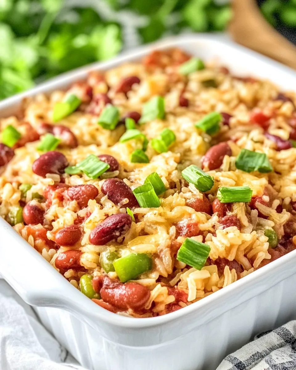 Red Beans Rice Casserole