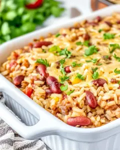 Red Beans Rice Casserole