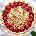 Rhubarb and Raspberry Pie