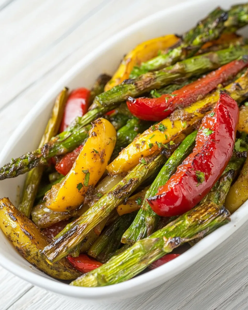 Roasted Asparagus Peppers