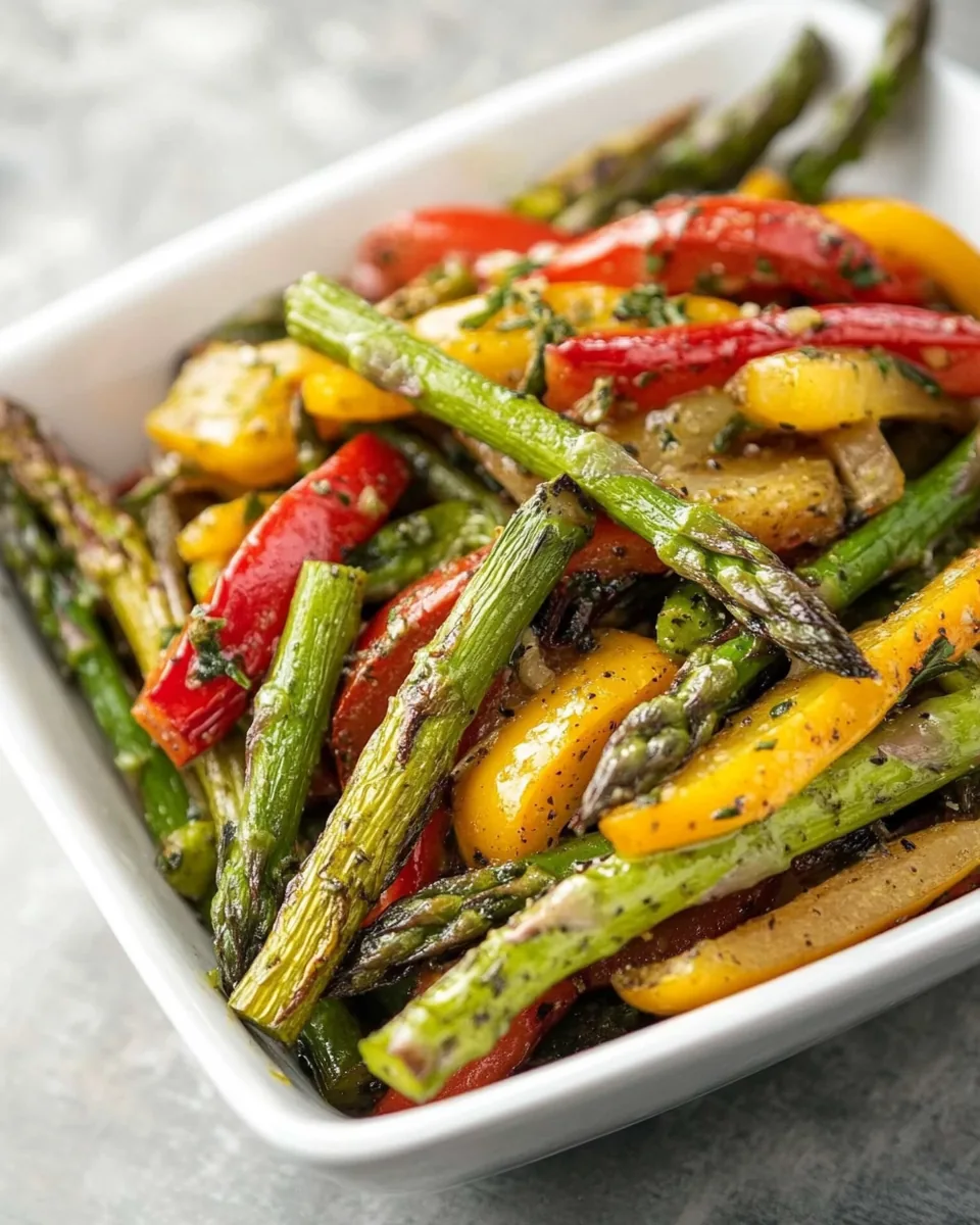 Roasted Asparagus Peppers