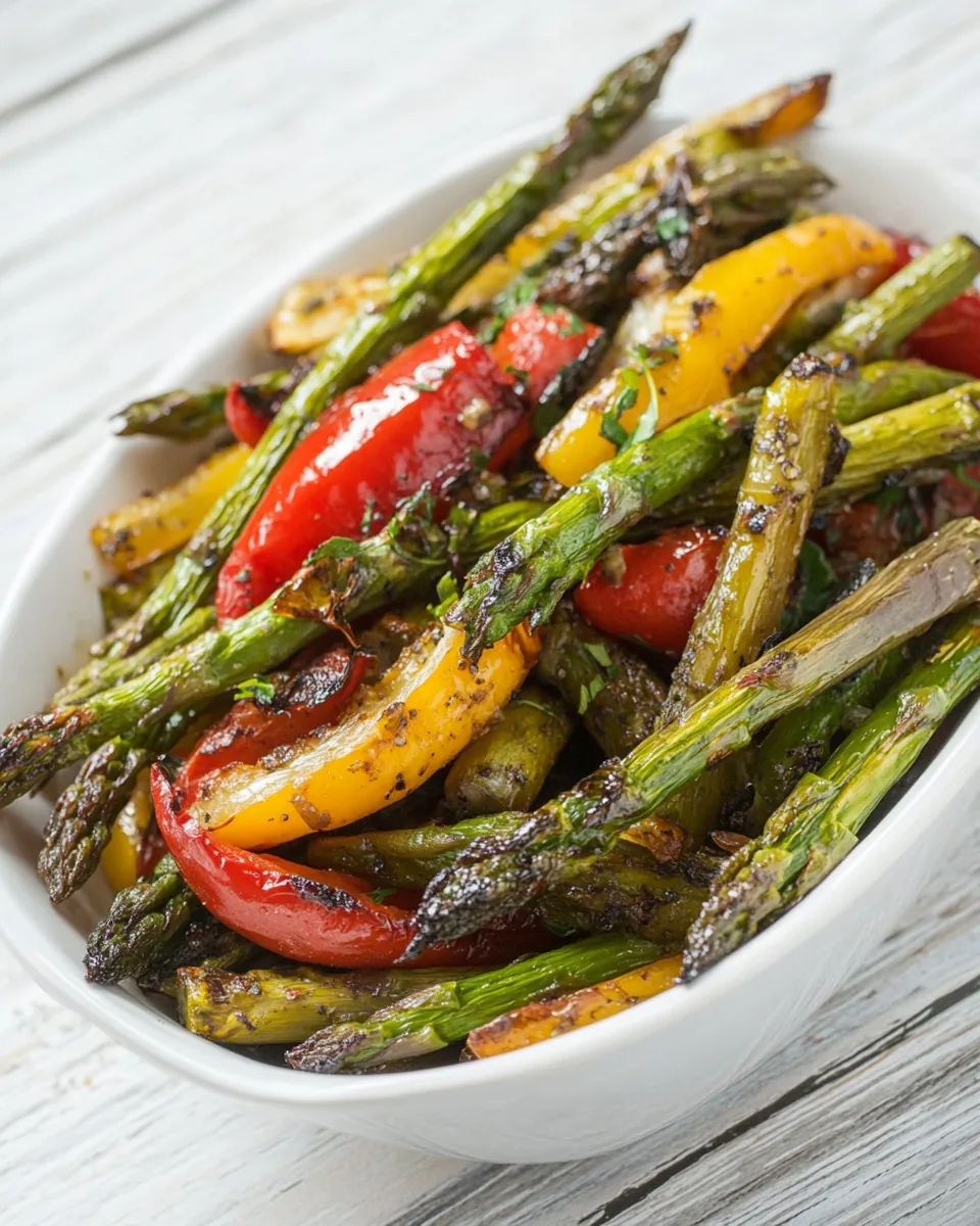 Roasted Asparagus Peppers