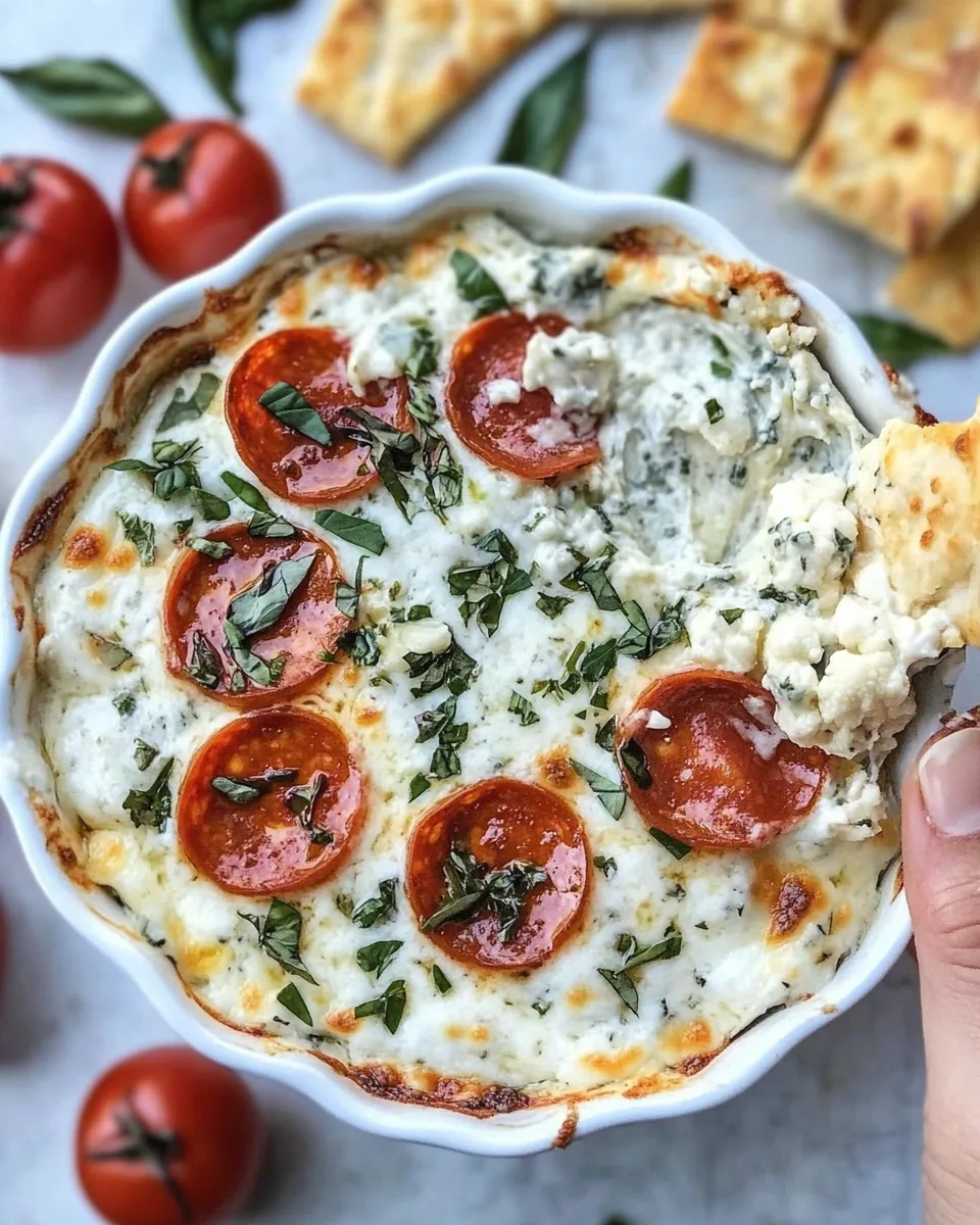 Roasted Cauliflower White Pizza Dip