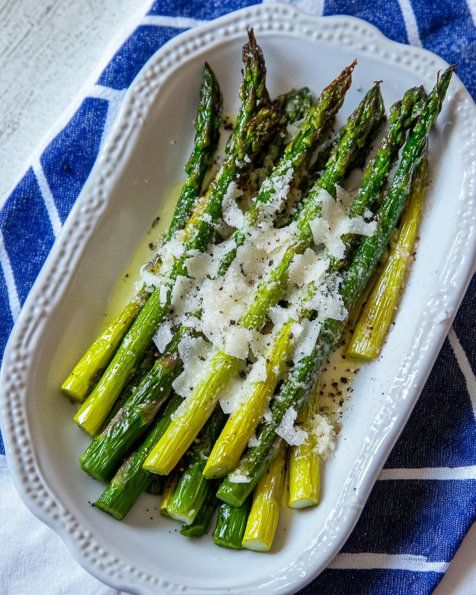 Roasted Parmesan Asparagus