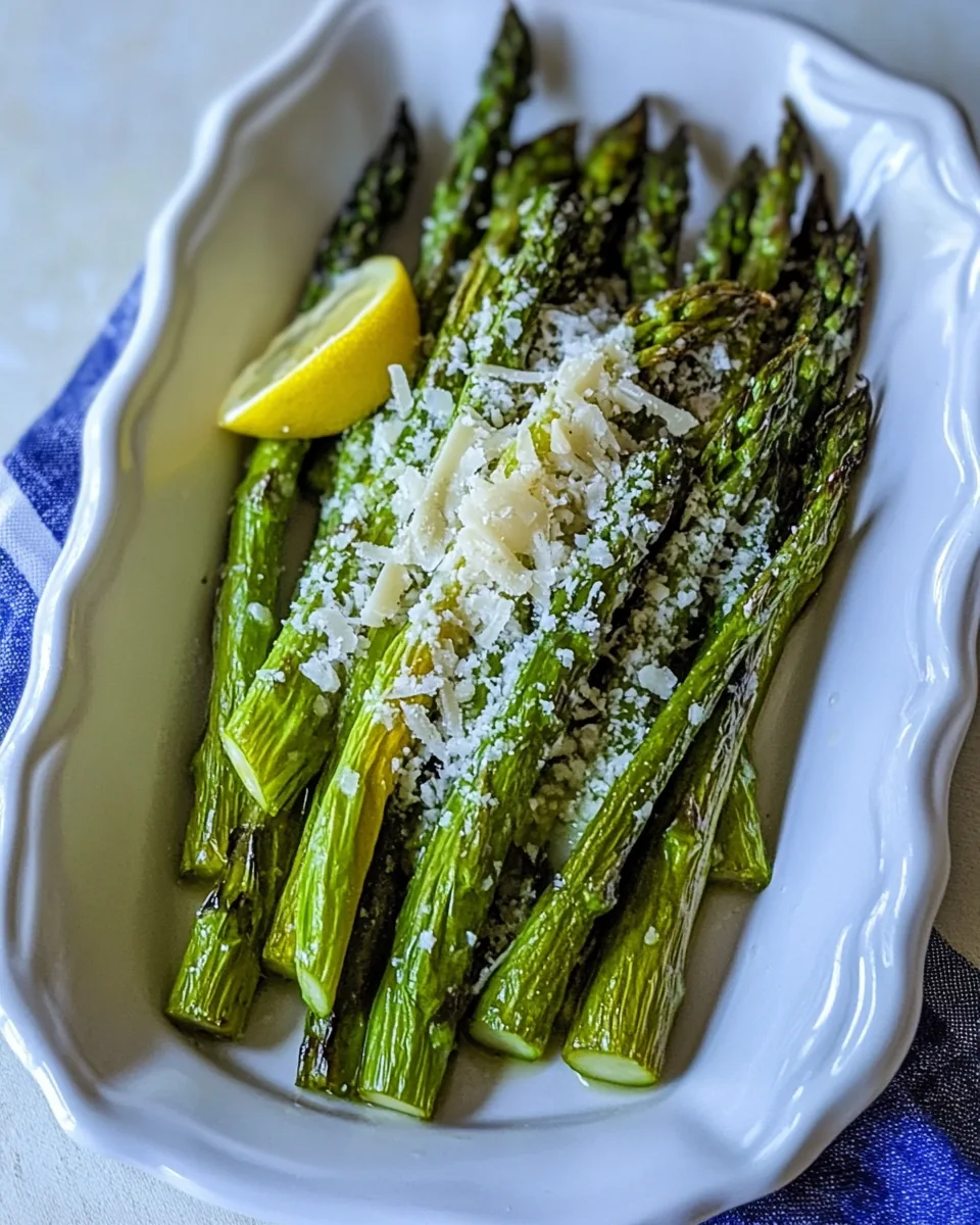 Roasted Parmesan Asparagus