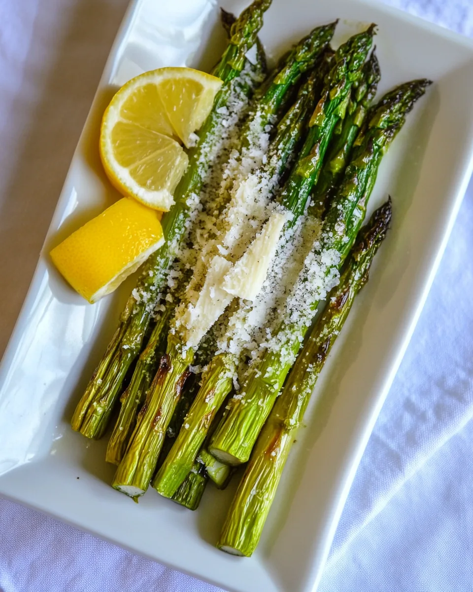 Roasted Parmesan Asparagus