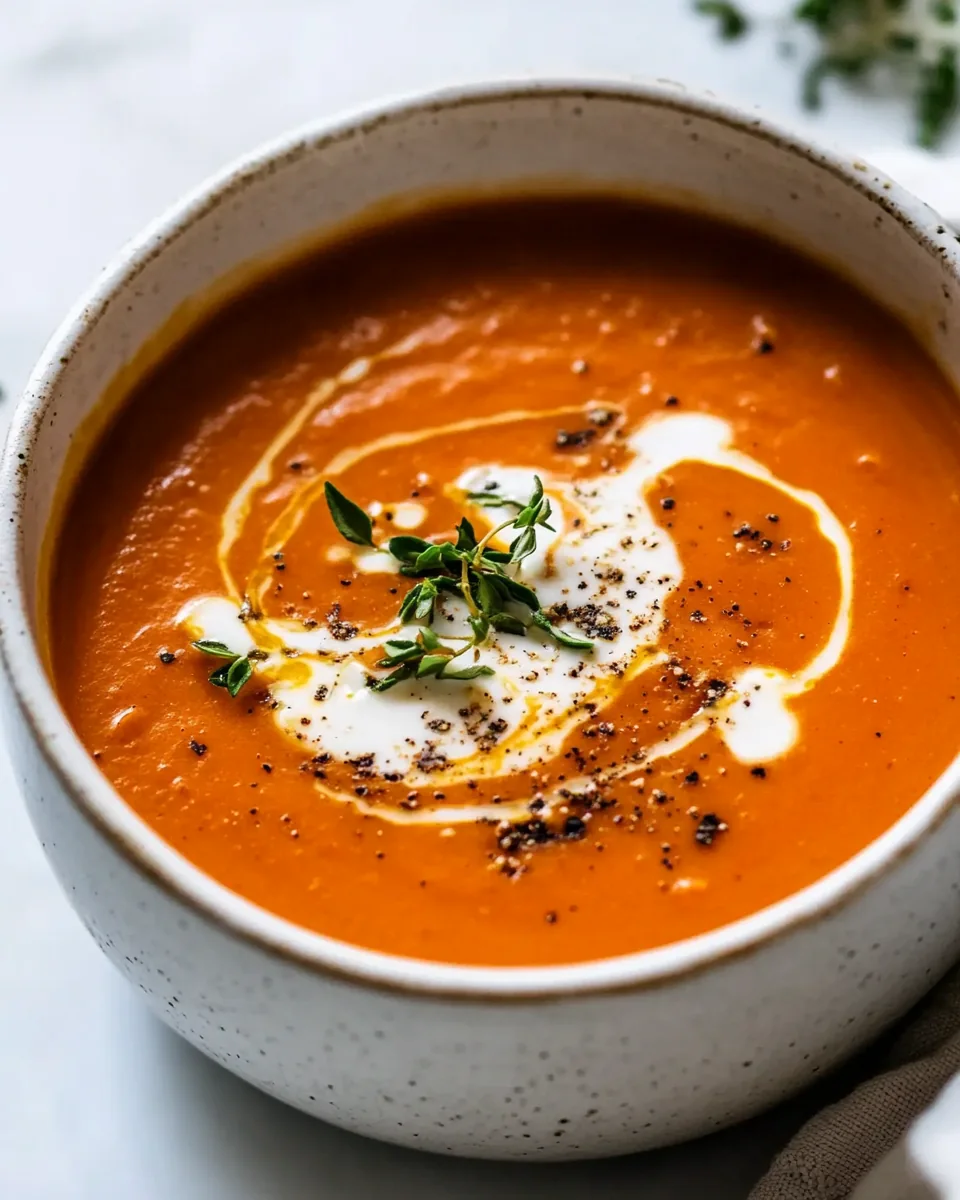 Roasted Red Pepper Soup
