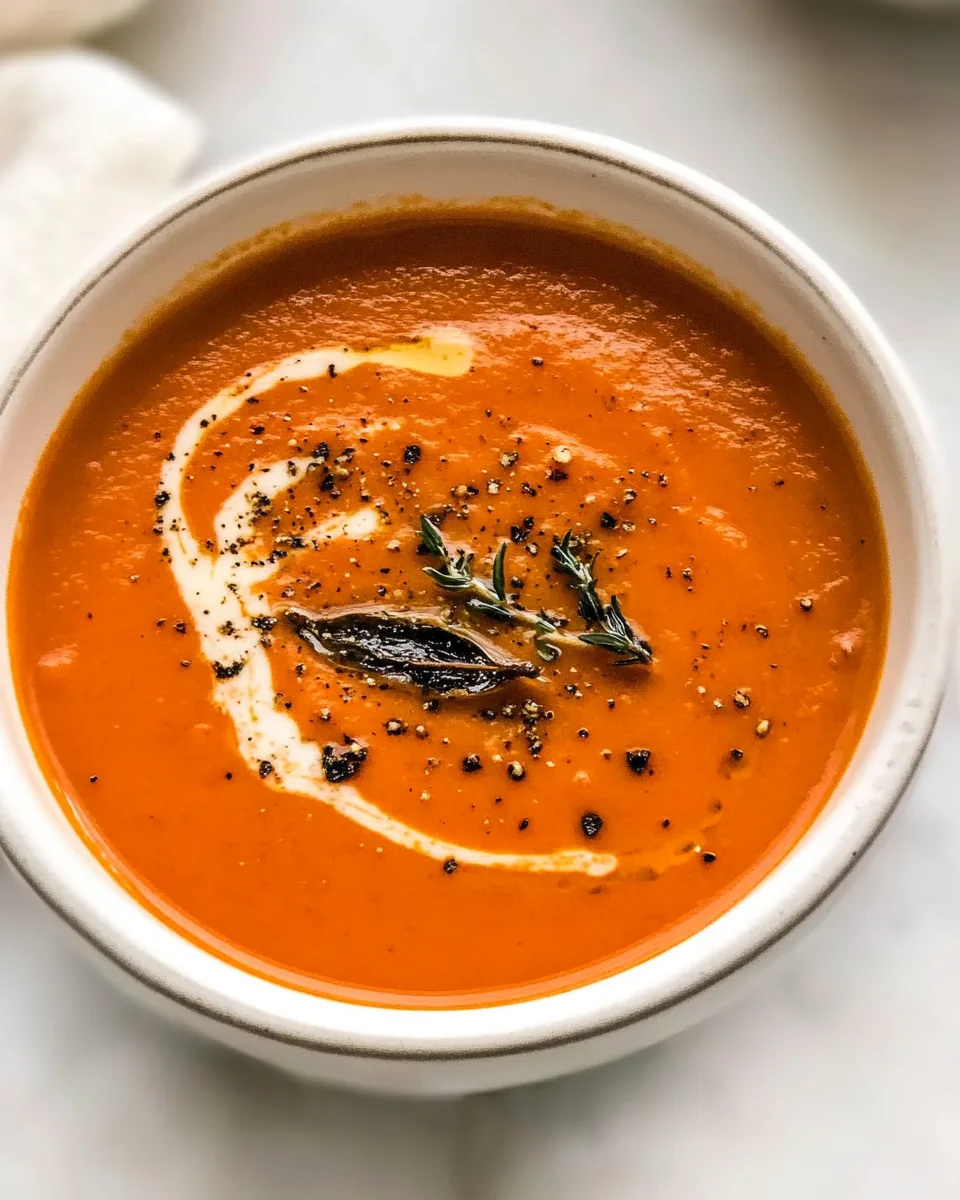 Roasted Red Pepper Soup