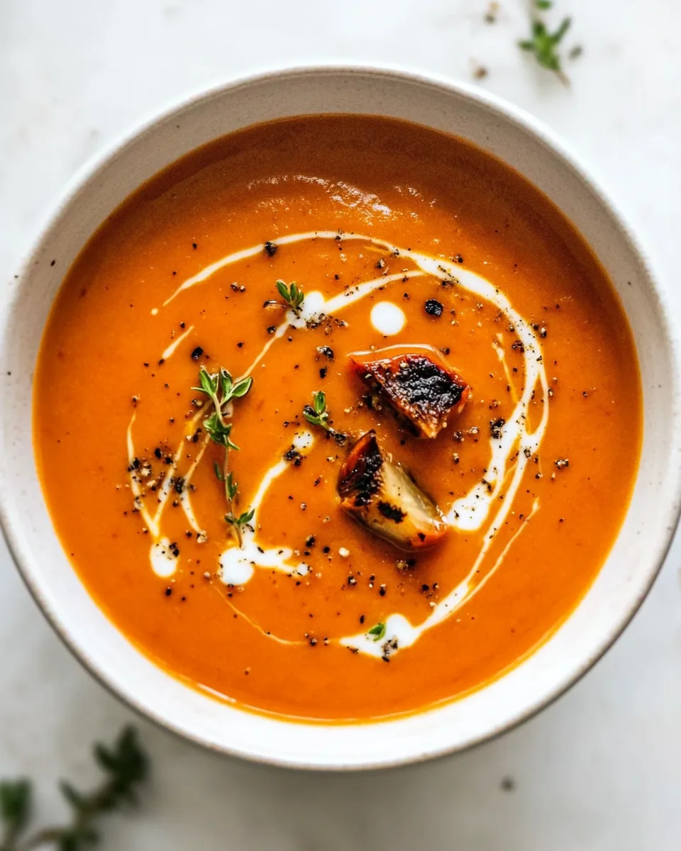 Roasted Red Pepper Soup