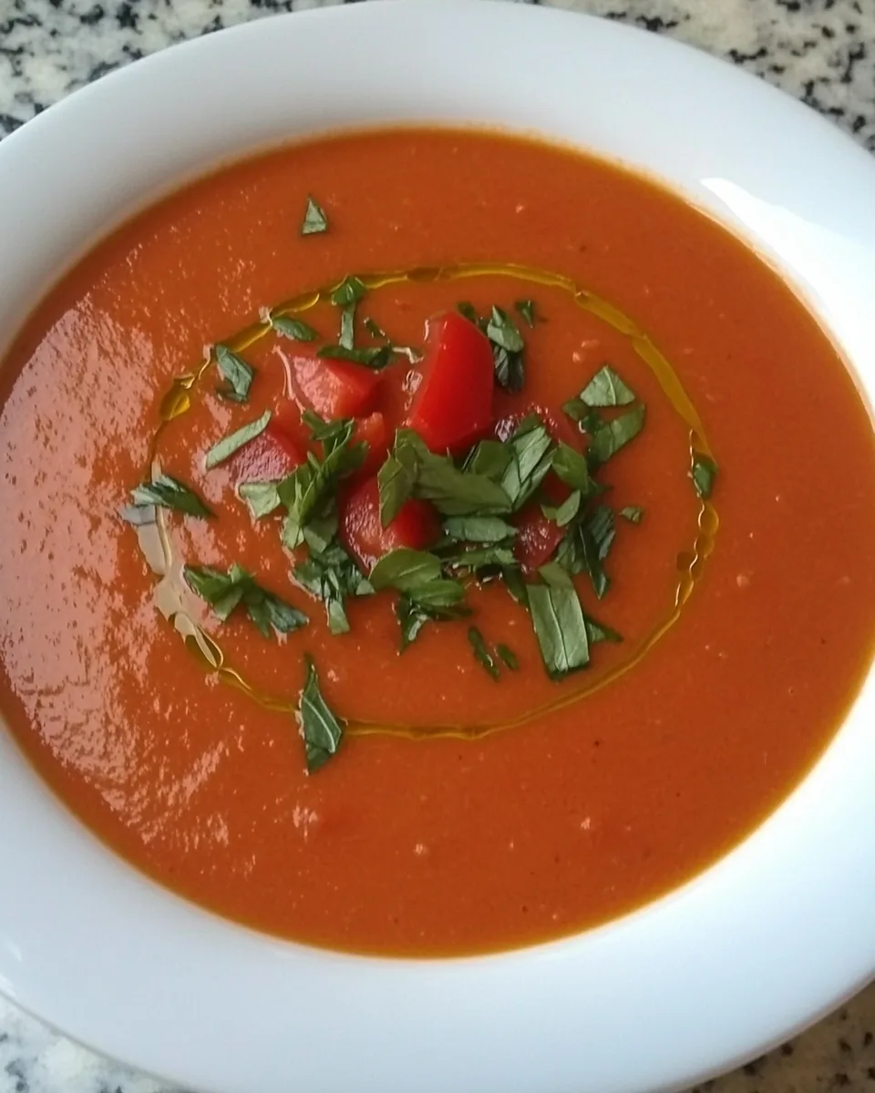 Roasted Red Pepper Tomato Soup