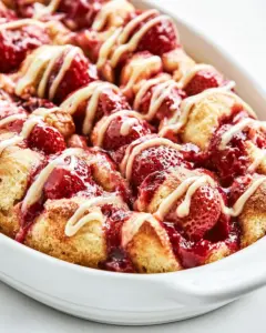 Roasted Strawberry Bubble Bread