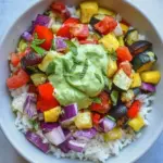 Roasted Summer Vegetable Burrito Bowls