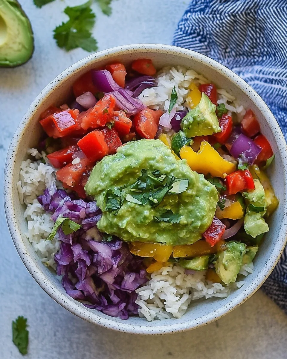 Roasted Summer Vegetable Burrito Bowls