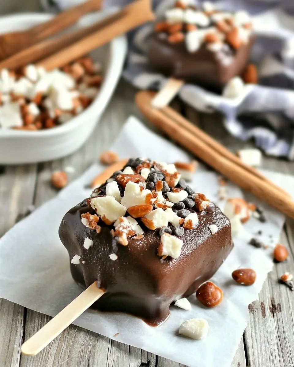 Rocky Road Pudding Pops