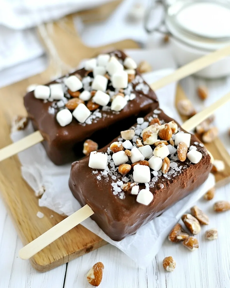 Rocky Road Pudding Pops