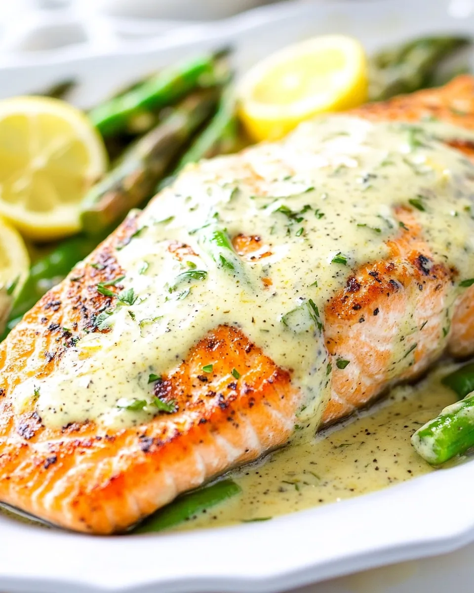 Salmon with Dijon Sauce