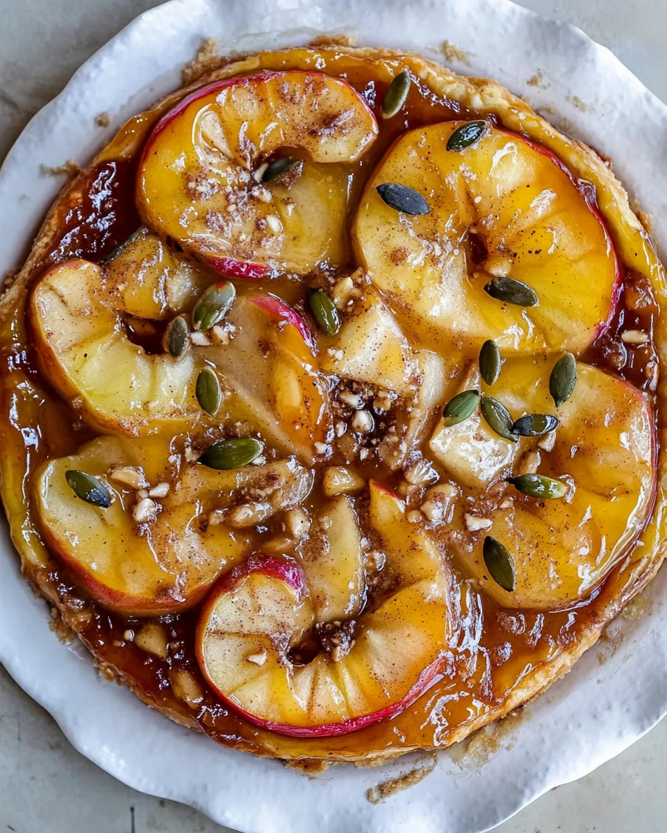 Salted Maple Apple Tarte Tatin