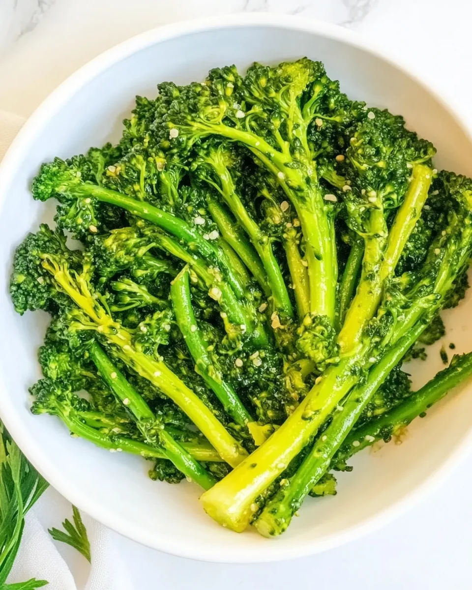Sauteed Baby Broccoli