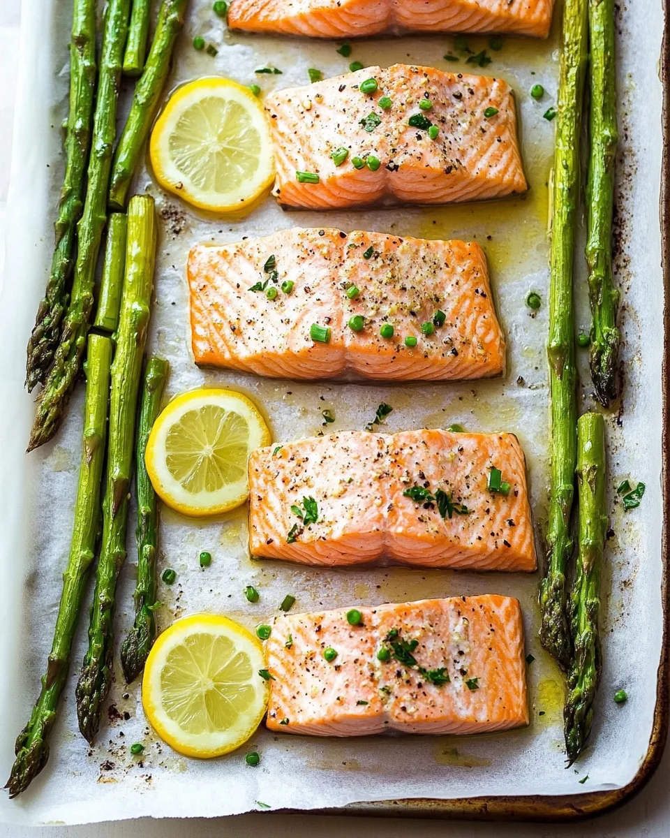 Sheet Pan Salmon and Asparagus