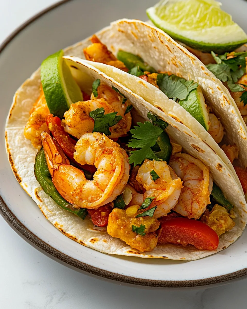 Sheet Pan Shrimp Tacos
