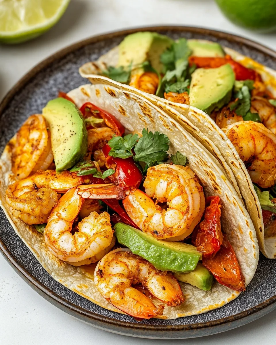 Sheet Pan Shrimp Tacos
