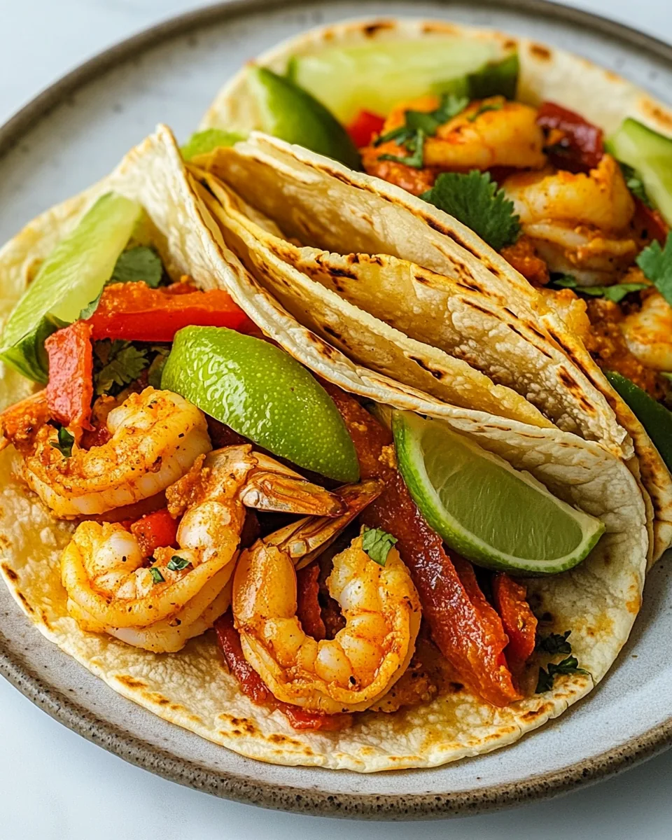 Sheet Pan Shrimp Tacos