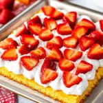 Sheet Pan Strawberry Shortcake