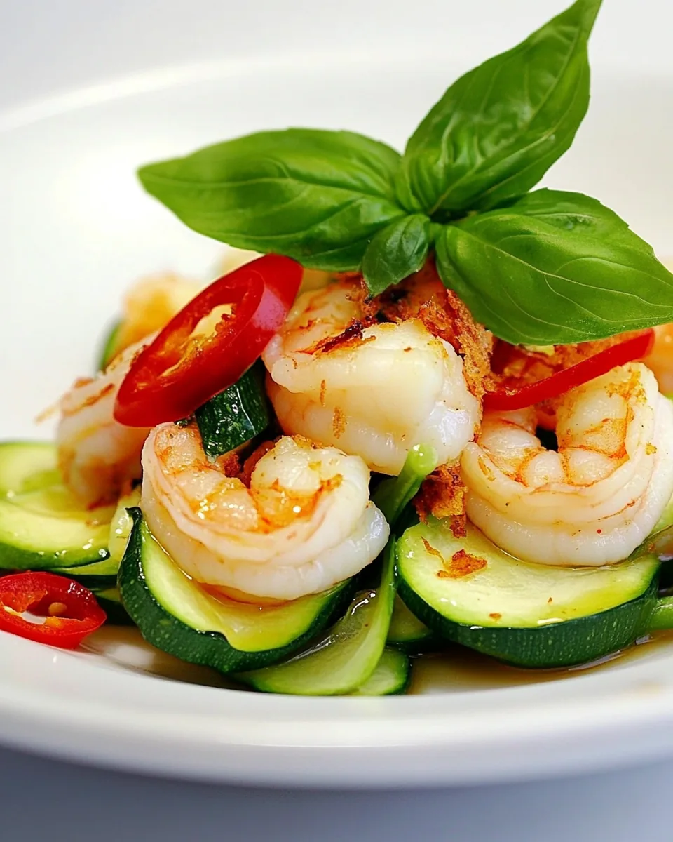 Shrimp and Zucchini Stir Fry