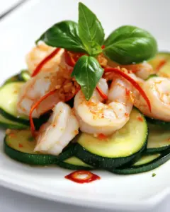 Shrimp and Zucchini Stir Fry