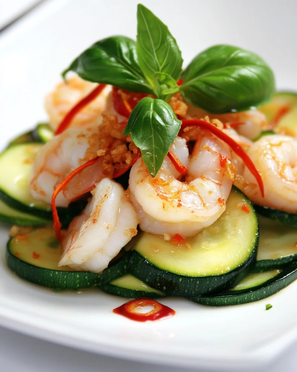 Shrimp and Zucchini Stir Fry