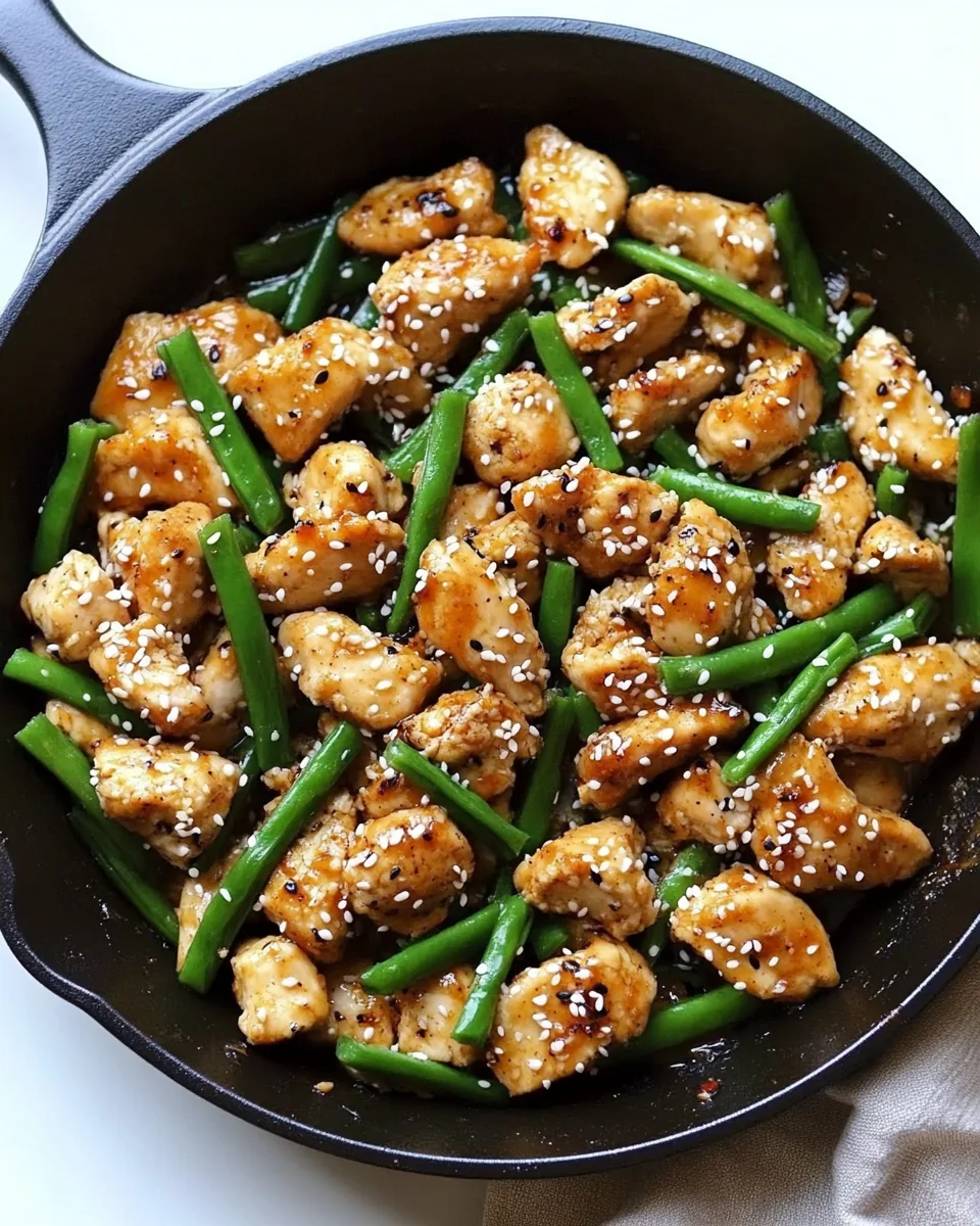 Simple Sesame Chicken Skillet