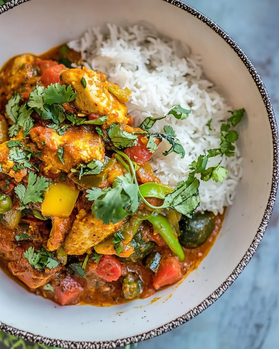 Simple Spicy Summer Coconut Chicken Curry