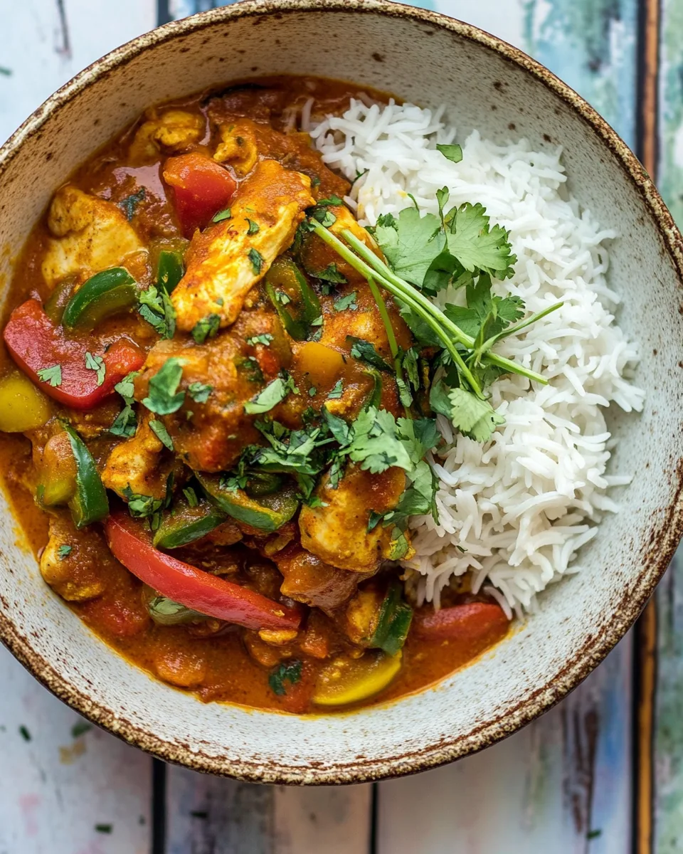 Simple Spicy Summer Coconut Chicken Curry