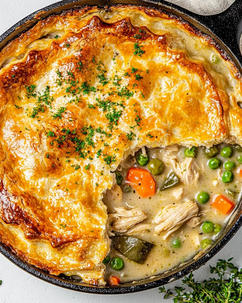 Skillet Chicken Pot Pie