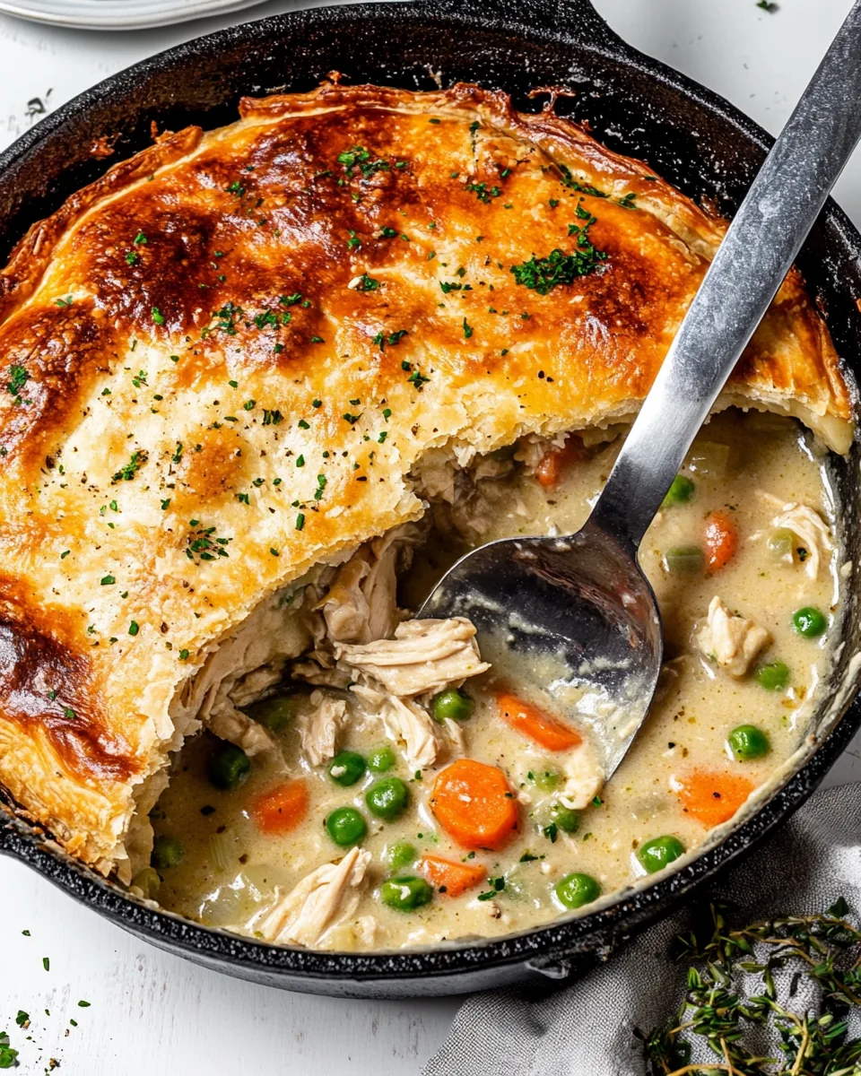 Skillet Chicken Pot Pie