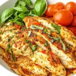 Skillet Garlic Basil Chicken
