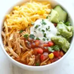 Slow Cooker Chicken Enchilada Bowls